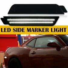 2PCS AUXITO Rear Smoked Bumper LED Side Marker Light For Chevy Camaro 2010-15 picture