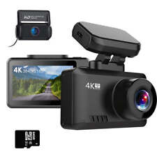 CARPURIDE 4K HD Dual Dash Camera Car Front and Rear Dash Cam Built-in WiFi GPS picture