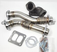 FORD F350 OBS Diesel 7.3L Turbo 94-97 Stainless Up Pipe kit Bellows POWERSTROKE picture