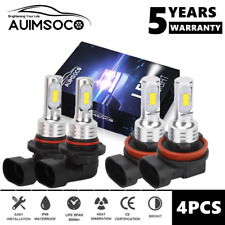 9005+H11 LED Headlight Super Bright Bulbs Kit 6000K White 330000LM High/Low Beam picture