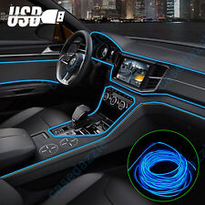 9.8FT Auto Car Interior Atmosphere Wire Strip Light LED Decor Lamp Accessories picture