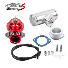 Red Universal Billet Aluminum Type-RS Turbo Blow Off Valve+2.5