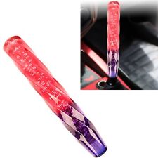 JDM 300mm Purple/Red Crystal Bubble Shift Knob Manual Gear Shifter M8 M10 M12 picture
