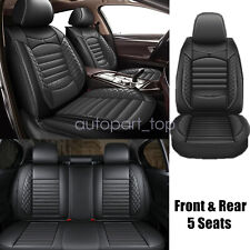 For Ford Car 5-Seat Covers Waterproof Leather Front & Rear Full Set Cushion NEW picture