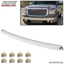 Chrome Upper Grille Hood Molding Trim Fit For GMC Sierra 1500 Truck GM1235109 picture
