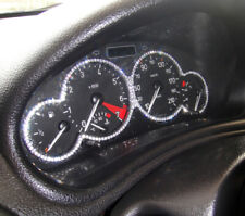 IDFR Peugeot 206 1998~on Chrome & Crystal frame bezel for dashboard  picture