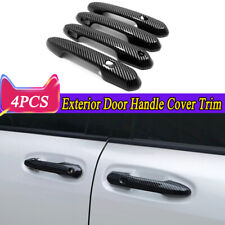 4pcs Carbon Fiber Style Outer Door Handle Cover Trim For Toyota Sienna 2021-2024 picture