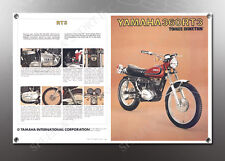 VINTAGE YAMAHA 360 RT3 IMAGE BANNER NOS IMAGE REPRODUCTION picture