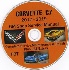 Chevrolet Corvette C7 2017-2019 Factory Repair Manual PLUS FBT Extras  picture