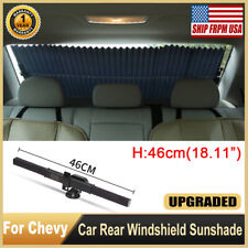 Car Retractable Rear Windshield Sun Shade Visor Shield Sun Blocker For Chevrolet picture
