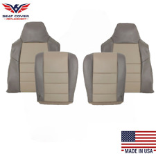 For 2002 2003 2004 Ford Excursion Eddie Bauer Edition LEATHER Seat Covers Tan picture