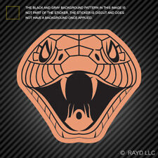 Snake Bite Sticker Die Cut Vinyl venom badge copperhead picture