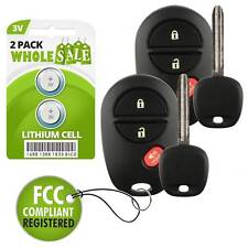 2 Replacement For 2005 2006 2007 2008 2009 2010 Toyota Tacoma Key + Fob picture