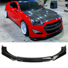 For Hyundai Genesis Coupe Front Bumper Lip Splitter Chin Spoiler Body Kit Glossy picture