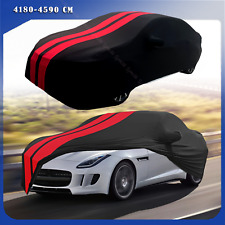Red/Black Indoor Car Cover Stain Stretch Dustproof For Jaguar  F-TYPE picture