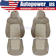 For 2003-2006 Ford Expedition Front Bottom / Lean Back Perforated Seat Cover Tan picture