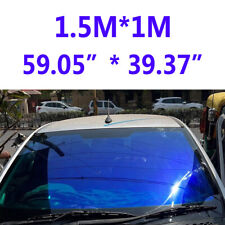 1M*1.5M Chameleon Blue Car SUV Front Window Tint Film Windshield Sticker 60% VLT picture