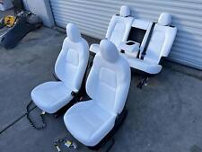 2020-2023 Tesla Model Y Complete Front & Rear Interior Seat Cushion Assy White picture
