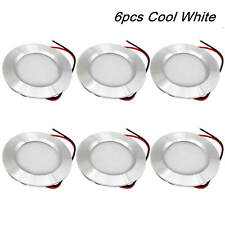 6X 12volt 3w LED Recessed Cabinet lights For RV Boat Campe  Silver cool White picture
