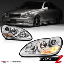 [FACTORY HID XENON STYLE] 2003-2006 Benz W220 S-Class D2R D2S Fog Headlight PAIR picture
