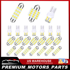 20pc Set 6500K LED Interior Lights Bulbs Kit Car Trunk Dome License Plate Lamps picture