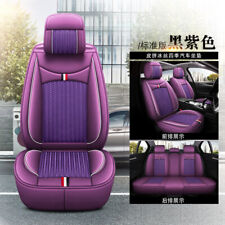 For Toyota Car Seat Covers Full Front&Rear PU Leather Ice Silk Car Seat Covers picture