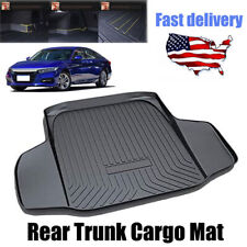 Rear Cargo Trunk Liner Cover Mat Floor Carpet Black for 2013-2024 Honda Accord picture