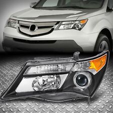 For 07-09 Acura MDX OE Style Left Driver Side Black/Amber Headlight Head Lamp picture
