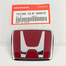 NEW Authentic JDM Honda NSX R77 91-01 Front Emblem 75700-SL0-000YE Monza Red picture