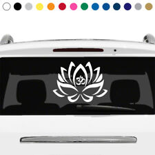 Lotus Yoga Decal Spiritual Flower Symbol Sticker Rear Window Car Truck Suv v4 picture