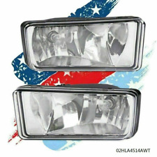 2X Fit For 07-13 Chevy Silverado 1500 2500 3500 Tahoe ​Clear Bumper Fog Lights picture
