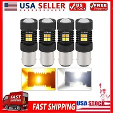 4x 1157 Switchback LED Turn Signal Bulbs For Chevrolet C/K1500 2500 Accessories picture