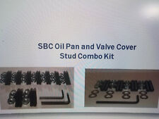 Smal Block Chevy SBC Oil Pan & Valve Cover Stud Combo Kit 1.5