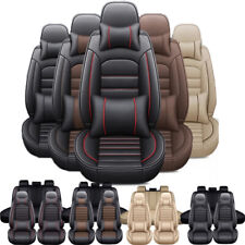 Universal For Honda Civic Accord CRV Car Seat Covers Leather 5 Seater Protectors picture