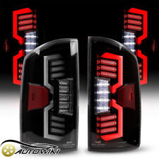 For 03-06 Dodge Ram 1500 2500 3500 LED Tail Lights Sequential Clear Signal Lamps picture