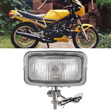 2pcs Retro Motorcycle Headlight Bright Square Dual Headlamp M10 Thread For Motor picture