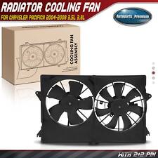 Dual Engine Radiator Cooling Fan w/ Shroud Assembly for Chrysler Pacifica 04-08 picture