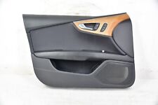 💎 2012-2017 AUDI A7 FRONT LEFT DRIVER SIDE INTERIOR DOOR PANEL BLACK OEM picture