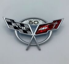 Reproductions Front Bumper Nose Emblem 50Th Anniversary For 2003 Corvette C5 picture