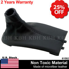 Manual Shifter Shift Boot Leather For Porsche Boxster 911 986 996 97-04 Black picture
