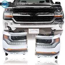 For 2016 2017 2018 Chevy Silverado 1500 HID Headlights Right&Left Side Lamps picture