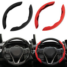 SUEDE LEATHER Car Steering Wheel Cover Universal Non-Slip Interior Accessories picture