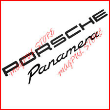 Gloss Black Porsche Look Panamera Letters Rear Badge Emblem Look Deck Lid Sport picture