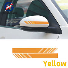 5D Rearview Mirror Decoration Carbon Fiber Sticker Stripe Decal  Car Accessories picture