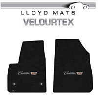 2020 -2023 Cadillac XT6 Black Lloyd Velourtex Front Floor Mats Caddillac Logo picture
