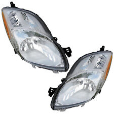 Headlights Front Lamps Pair Set for 09-11 Toyota Yaris Left & Right picture