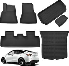 No Logo 3D Maxpider 6PCS For 2021-2024 Tesla Model Y All Weather Cargo Mat Set picture