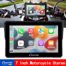 Carpuride 7 inch Motorcycle Android Auto Universal Wireless Touch Screen Carplay picture