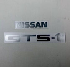 OEM Nissan Skyline R32 GTST JDM Boot Trunk Sticker Badge Vinyl Decal Silver  picture