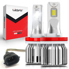 LASFIT H11 LED Headlight Kit Low Beam Bulb Super Bright 6000K Bulbs Free Return picture